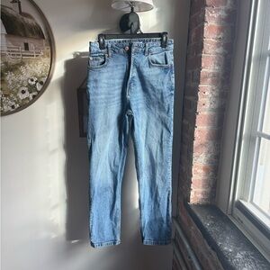 Zara Womens Light Blue Straight Jeans